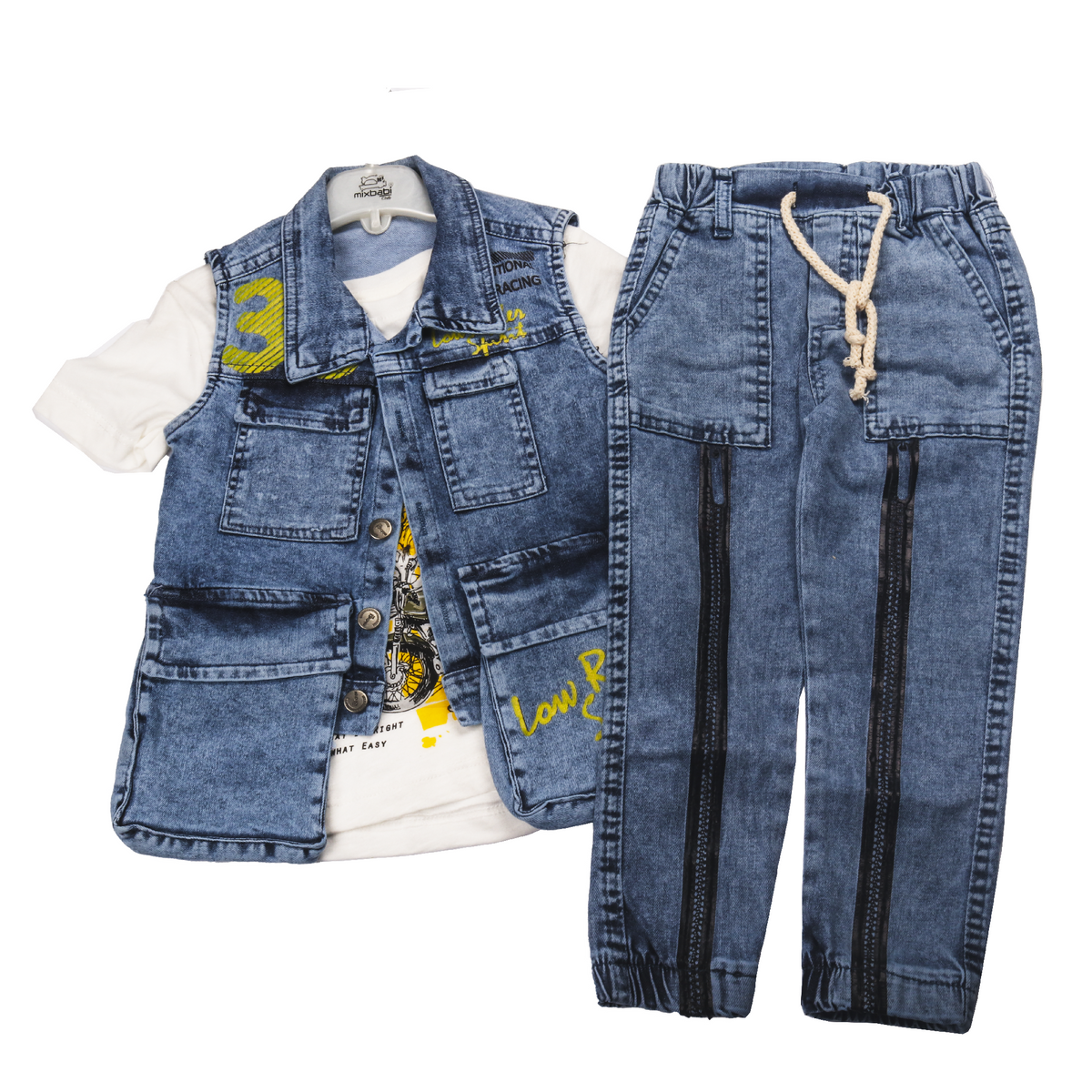 7152 - Mixbabi - Kids Suit Sky Blue