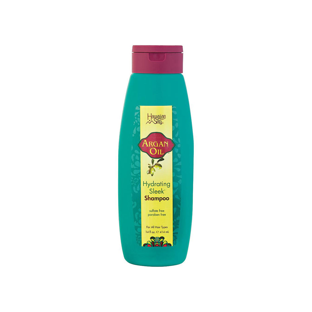 Hawaiian Silky Argan Oil Hydrating Sleek Shampoo 14Oz