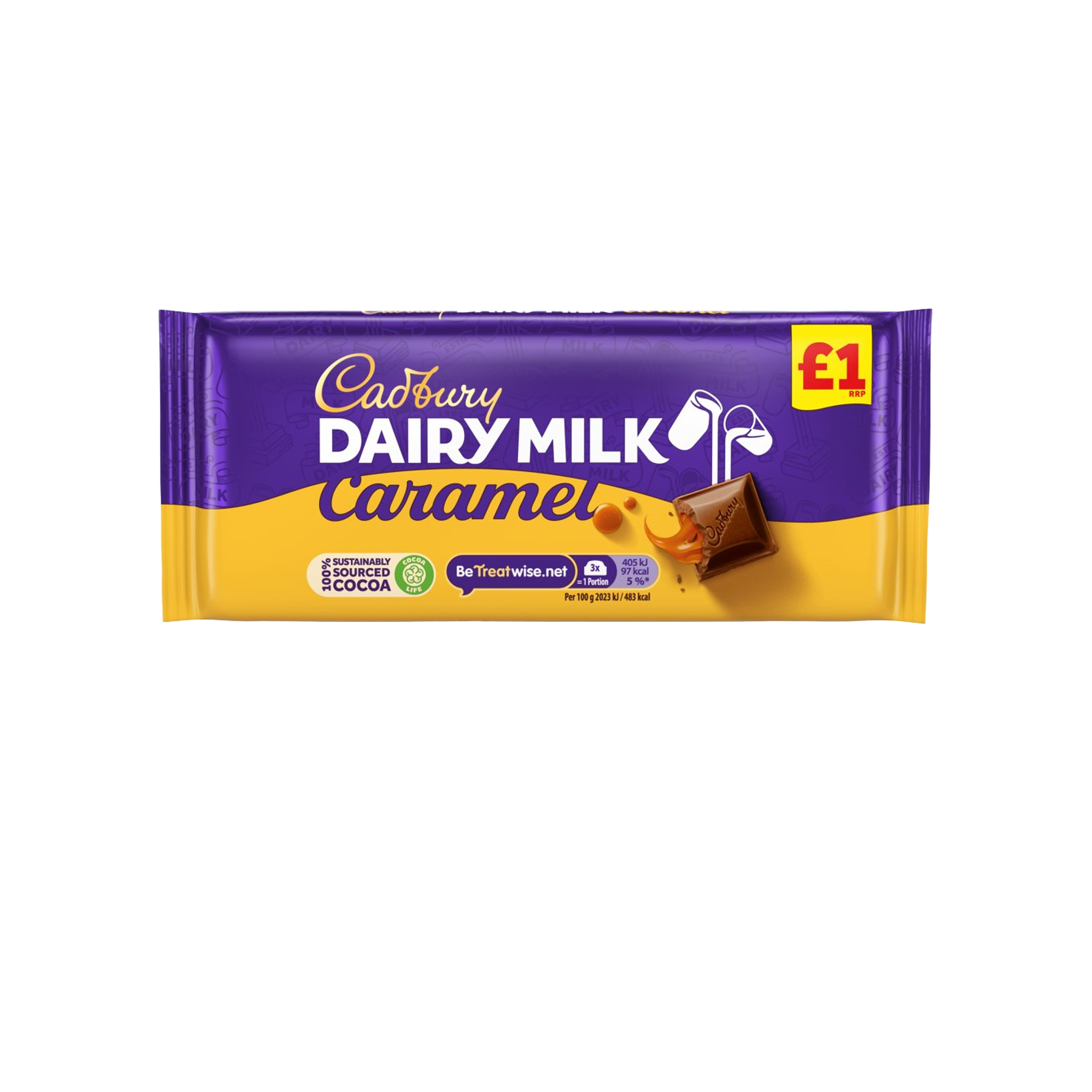 Cadbury Dairy Milk 180g Caramel
