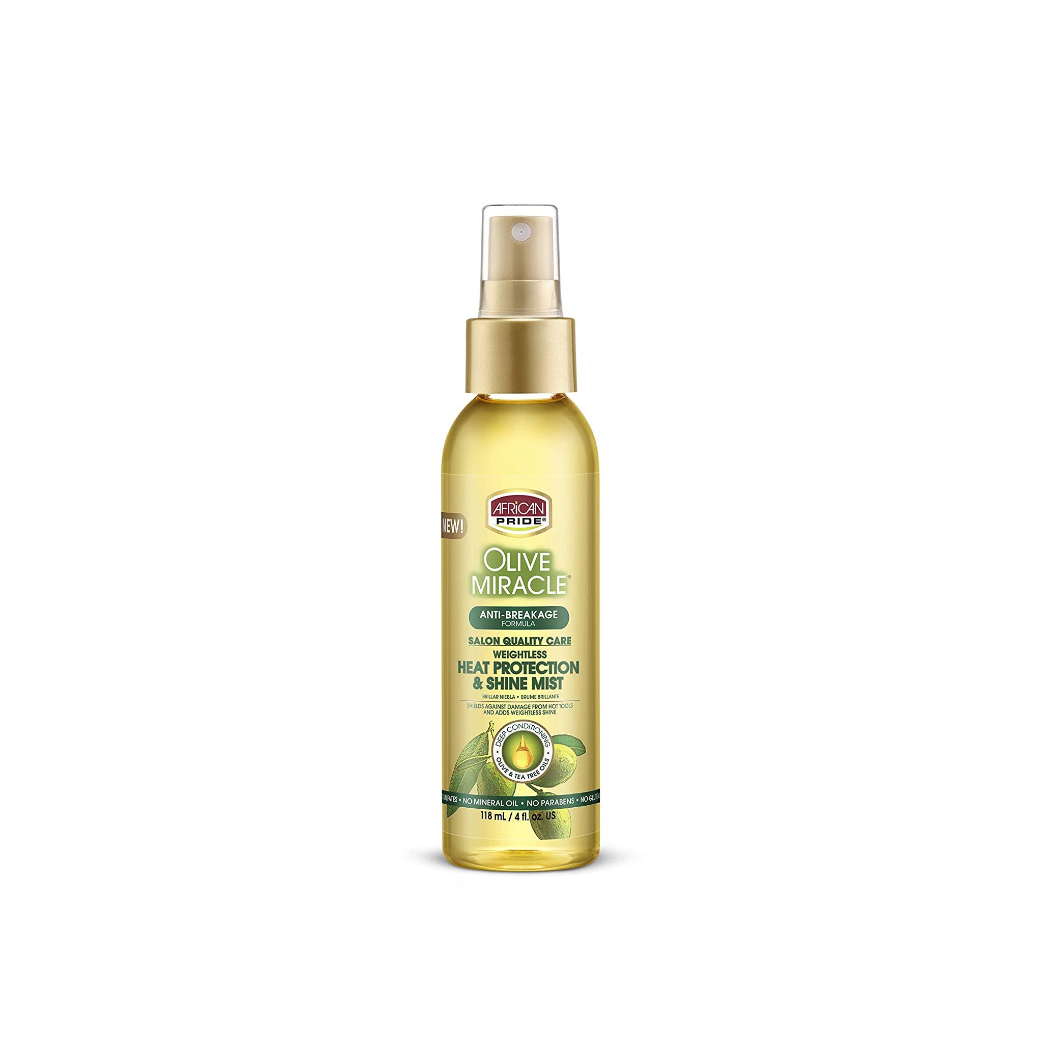 Ap#683-00 African Pride Olive Miracle Anti-Breakage Heat Protection