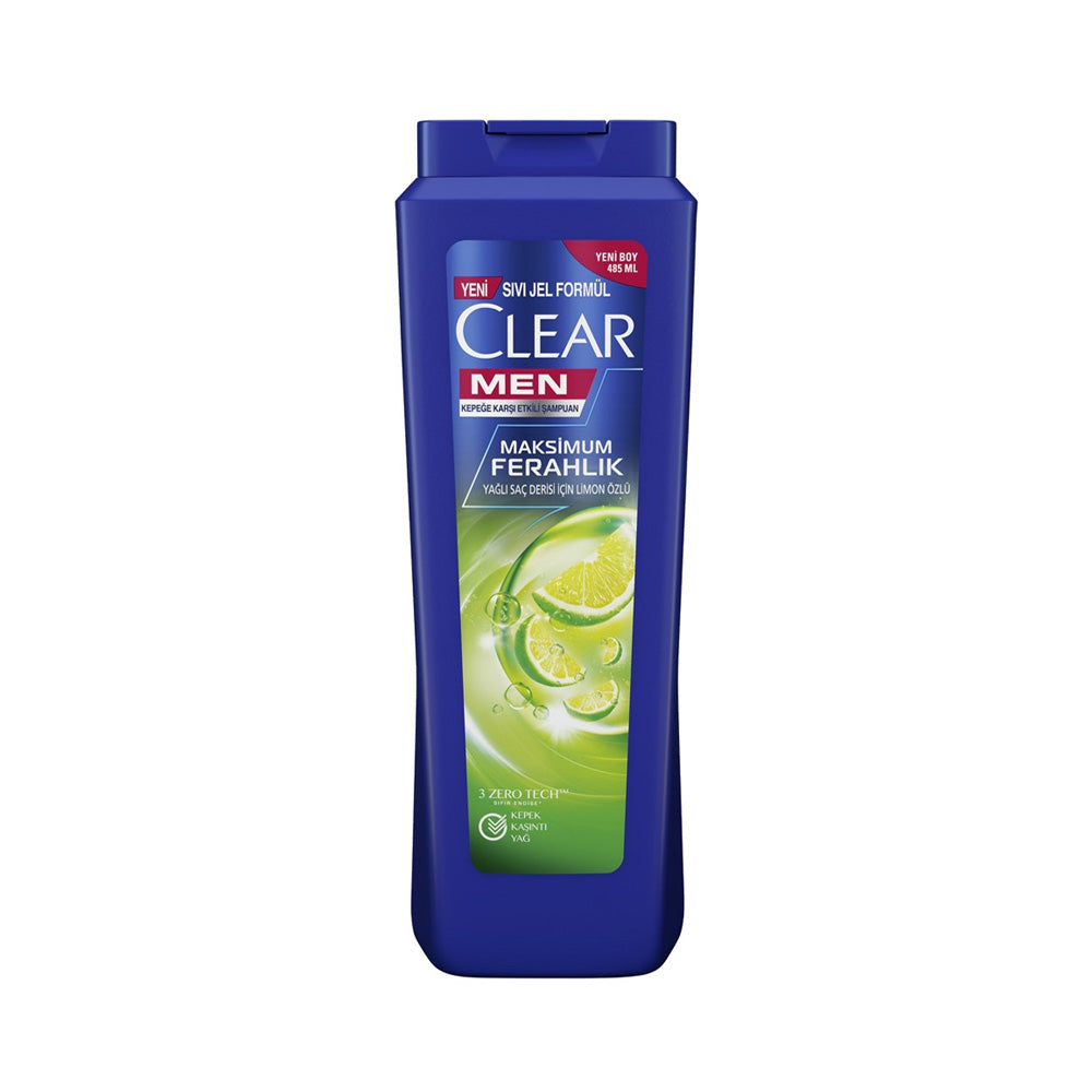 Clean Men Clear Men Maximum Freshness Shampoo 485 ml – Adeeg.com