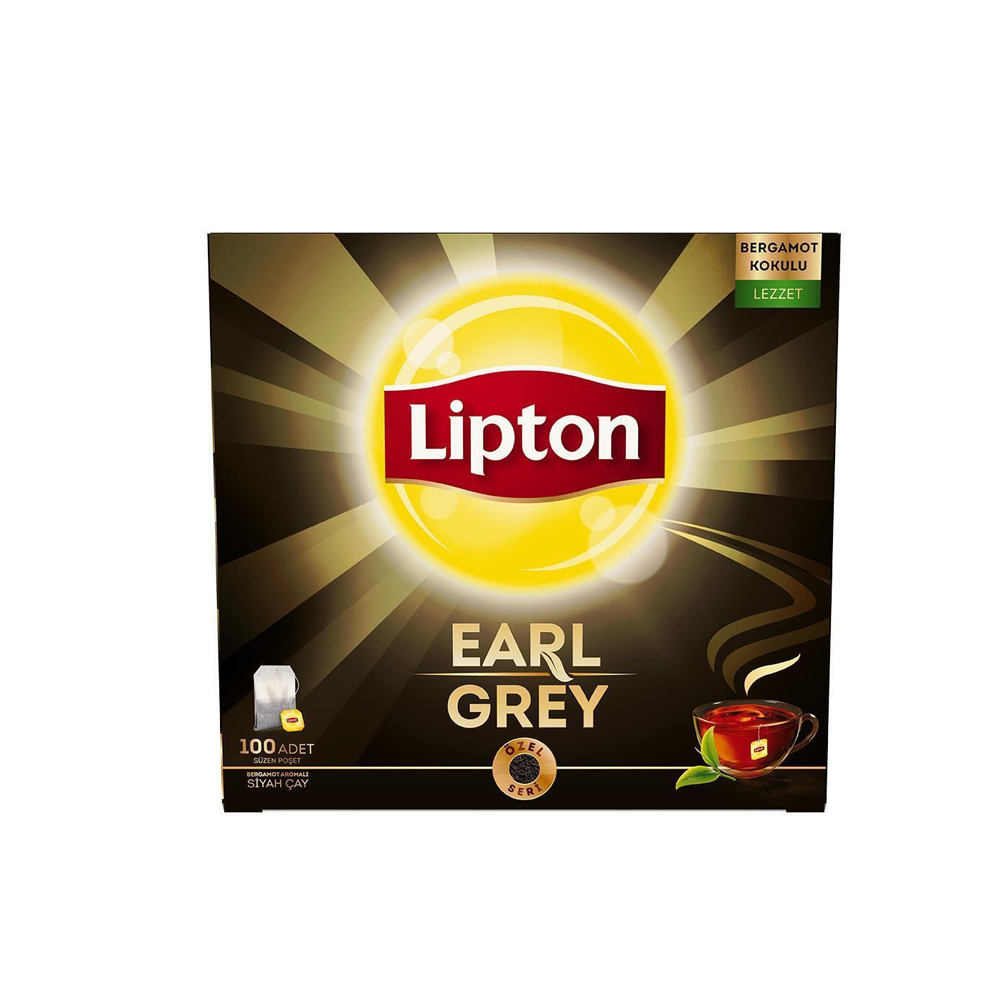 Lipton Early Grey 100 Lu  Bardak 200Gr