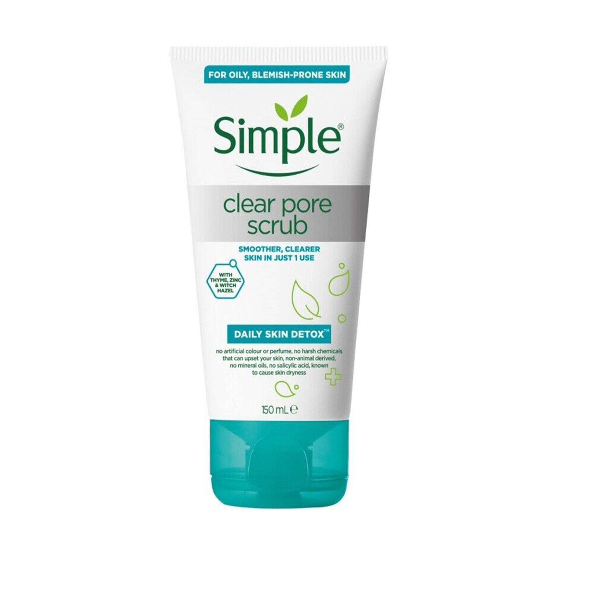 Simple Facial Scrub Clear Pore 150Ml X 12