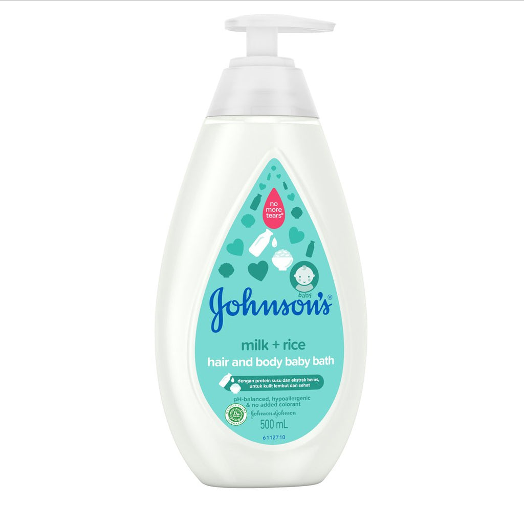 Johnsons Baby Milk + Rice Bath 500ml