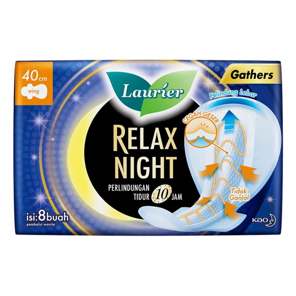 Laurier Relax Night With Gathers 40Cm 8S