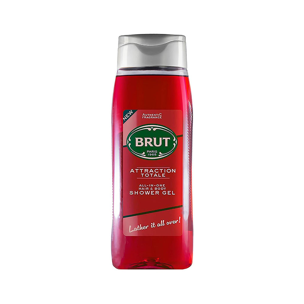 Brut Attraction Totale All-In-One Hair & Body Shower Gel 500ml