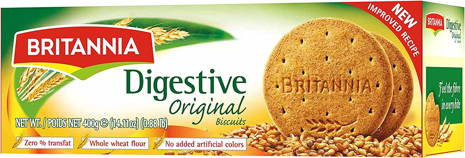 Britannia Digestive Biscuits Large Original 400Gm