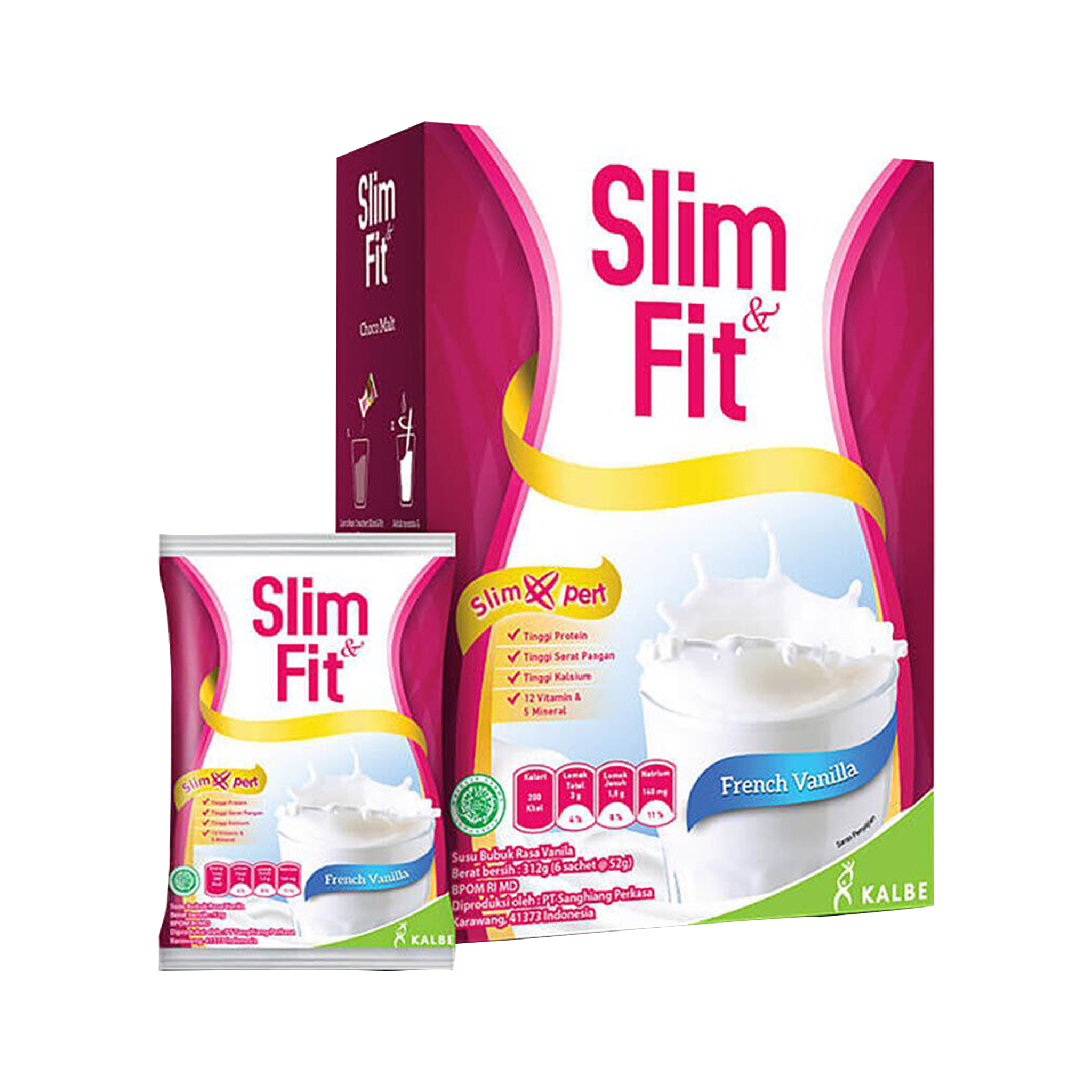 Slim & Fit Milk French Vanila 312g