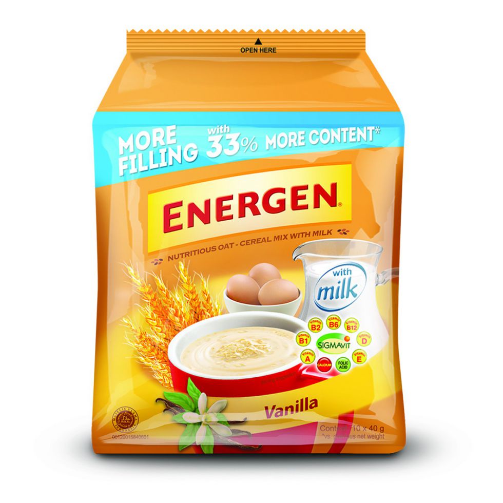 Energen Vanilla Oats & Sereal Mix with Milk 400g