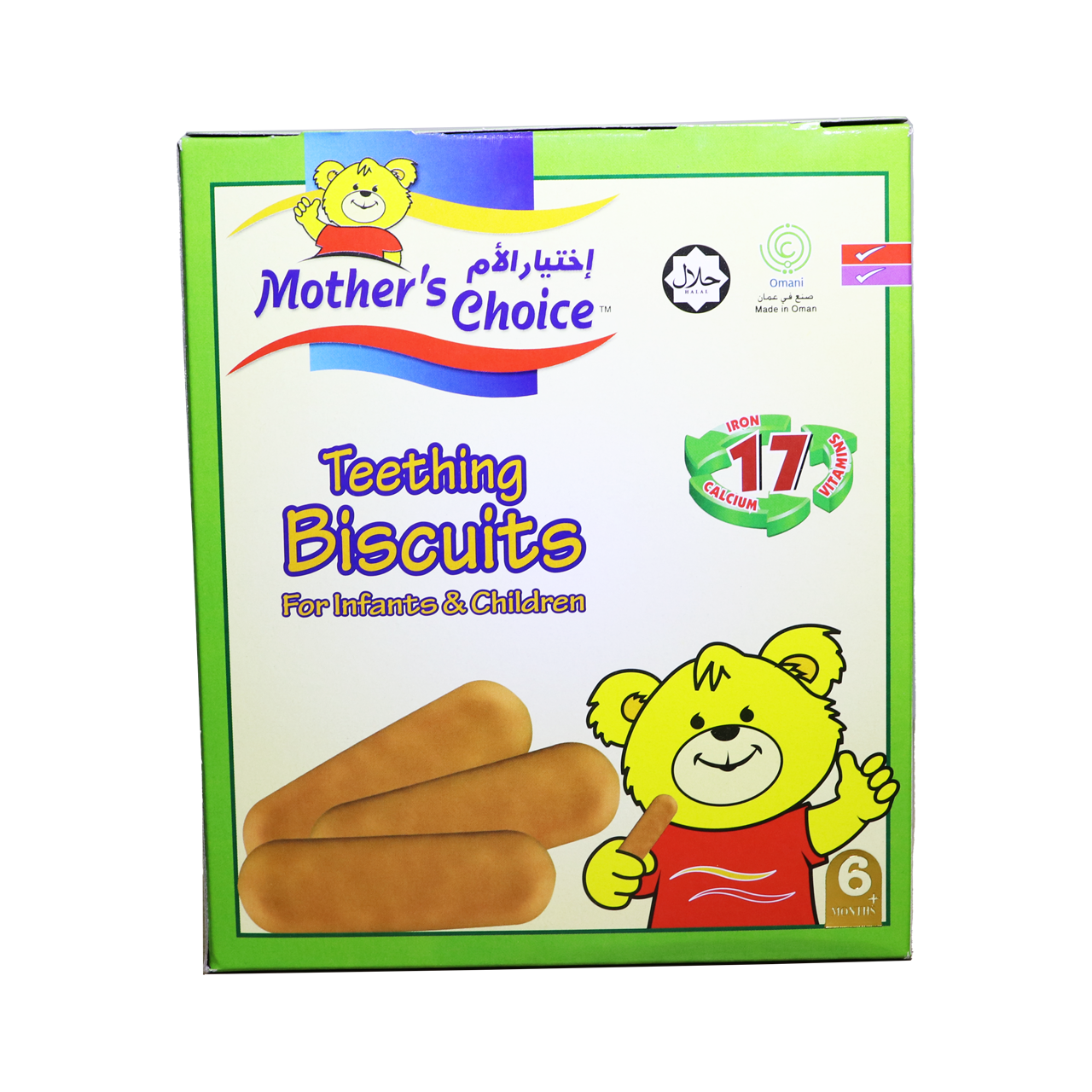 Mother`s Choice Teething Biscuits For Infants & Children 180g