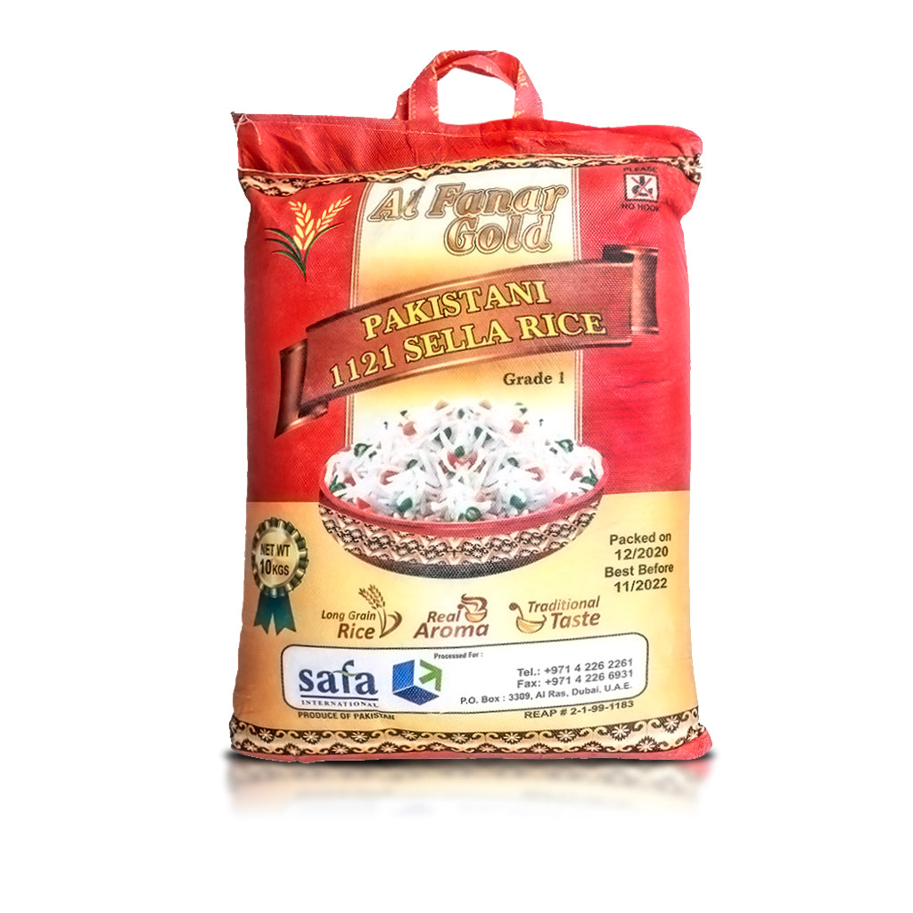 Al Fanar Rice Al Fanar Gold Pakistani Sella Rice 1121 10K – Adeeg.com by Hayat Market