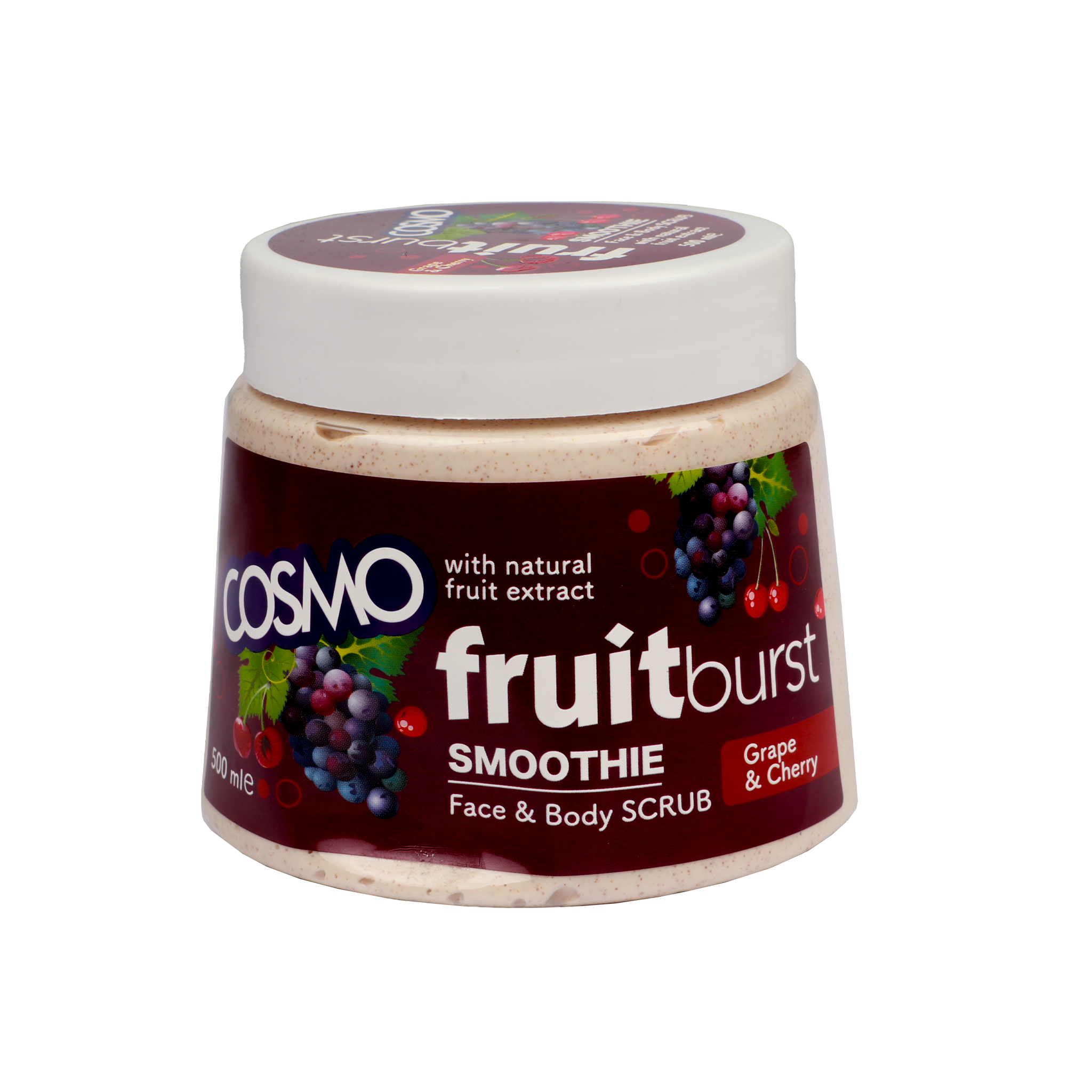 Cosmo Fruit Burst Smoothie Face & Body Scrub 500Ml