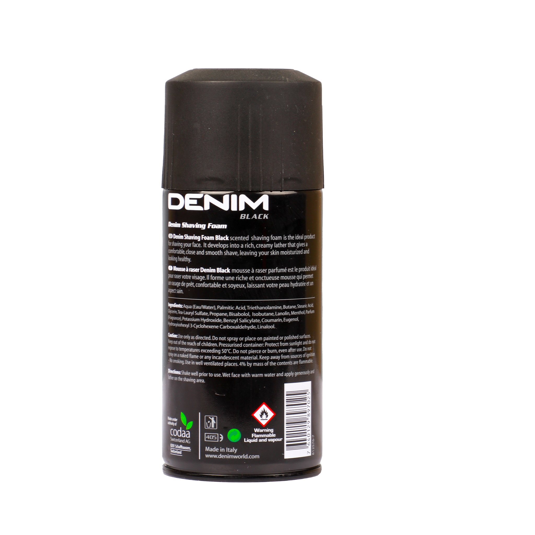 Denim Black Shaving Foam 300Ml