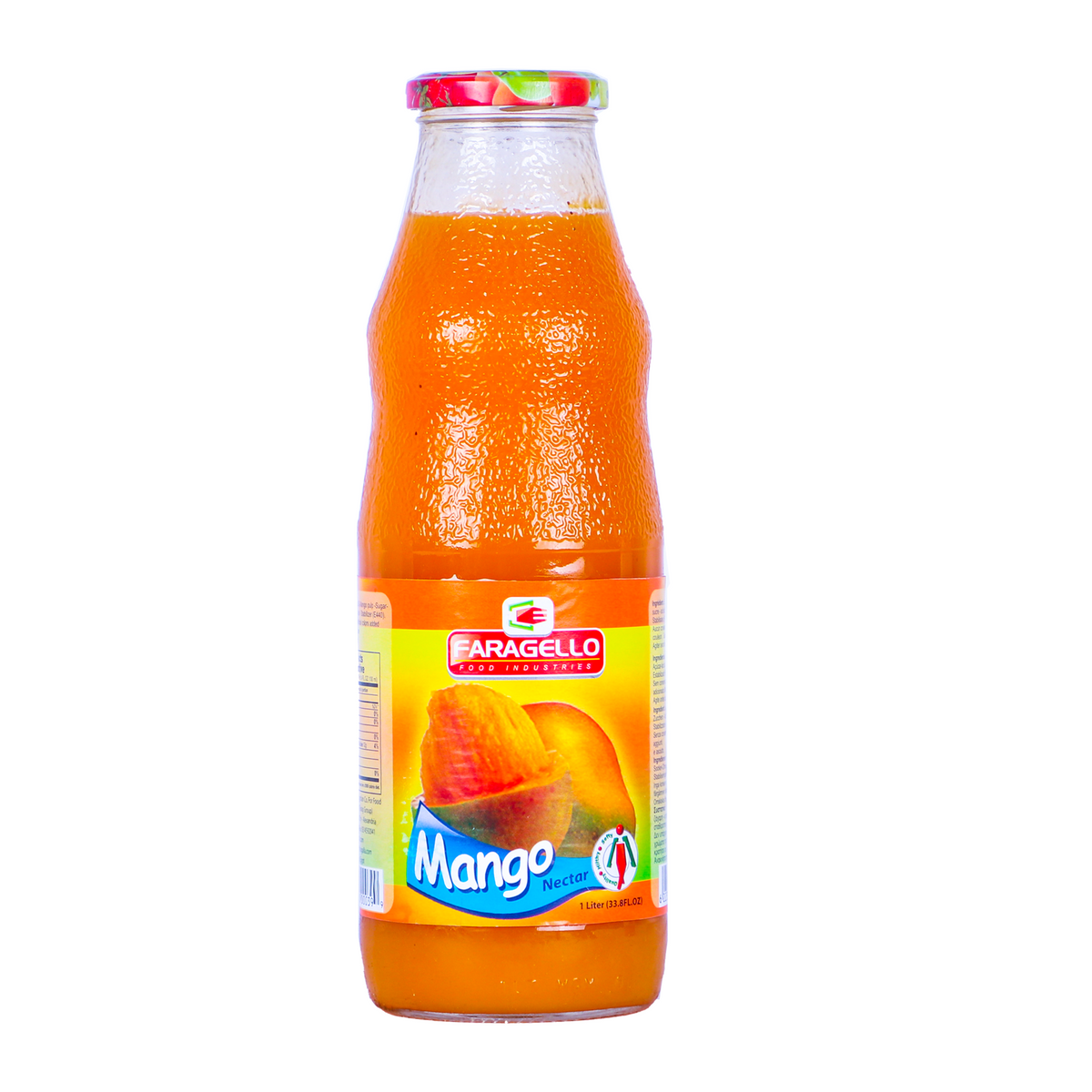 Faragello Mango Nectar Glass Bottles 1L – Adeeg.com by Hayat Market