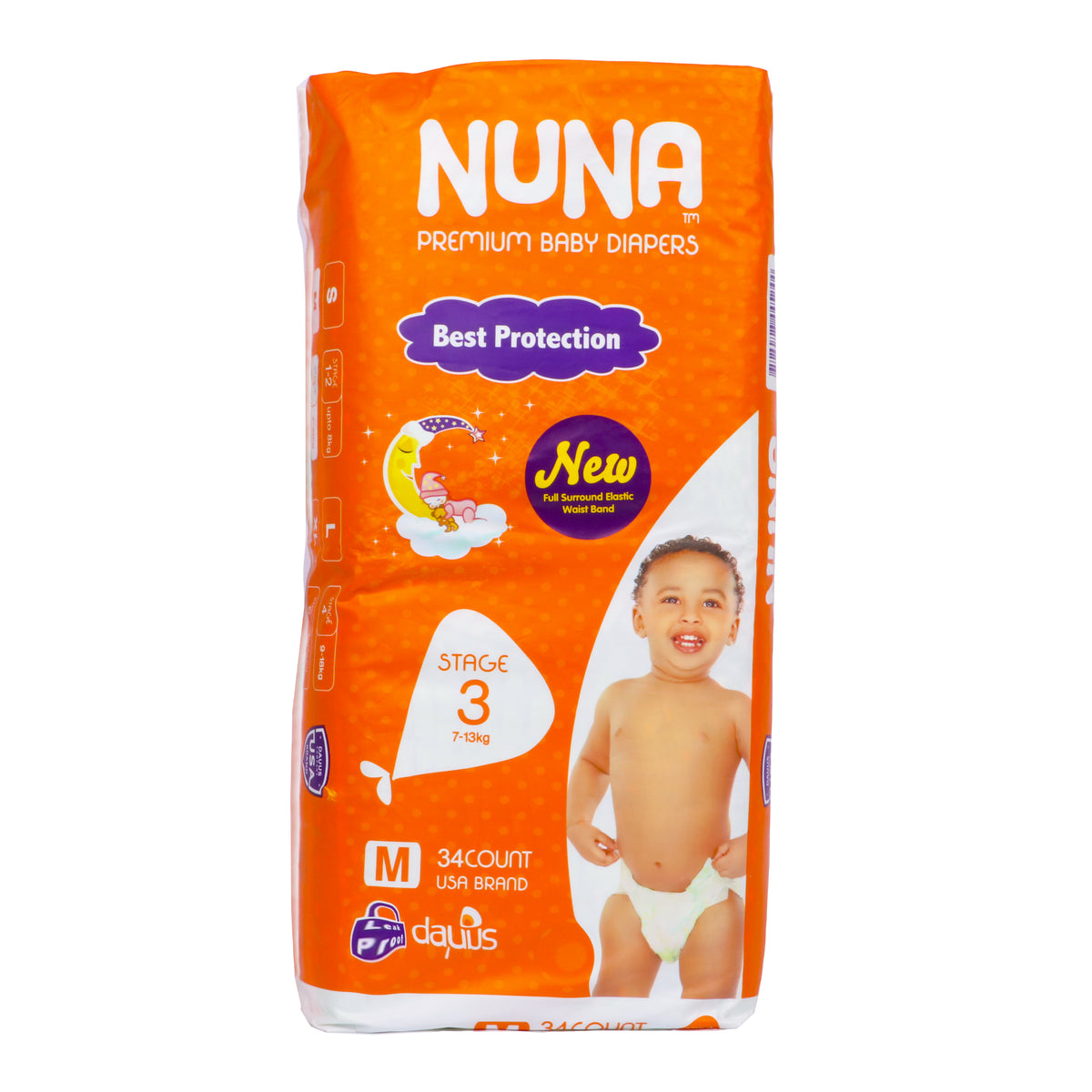 Nuna Premium Baby Diapers  (M)