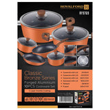 RF9769 - 10Pc Forged Alu Granite Cookware Set