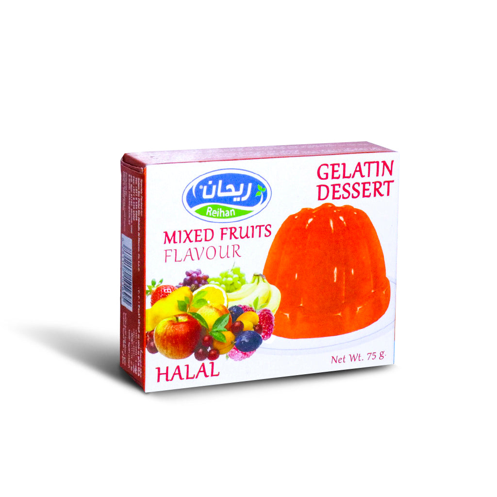 Riehan Jelly Mixed Fruit Flavor 75Gm