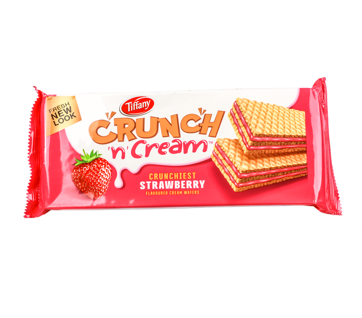 Tiffany Strawberry Flavored Cream Wafers 153 Gm
