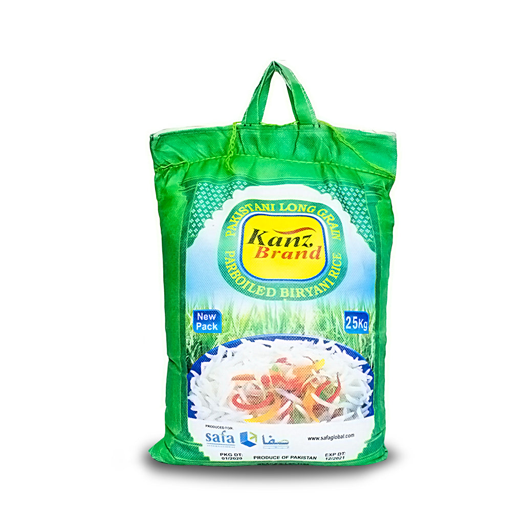 Kanz Pakistani  Long Grain Biriyani Rice  25 Kg