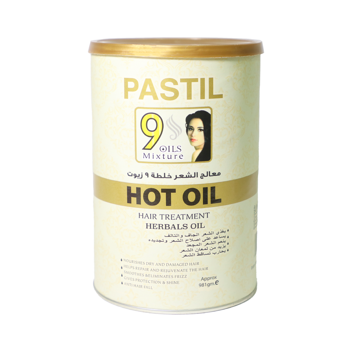 Pastil Hot Oil Herbal  981Ml   9Oils