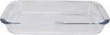 RF8803 - Brs Glass 3 Rectangular  Baking Tray 1.0+1.6+2L